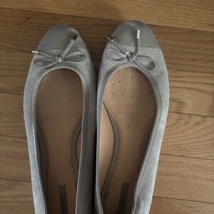 Geox Beige Ballerina Flats